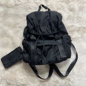 Zara Women’s Stylish Black Backpack with Phone case